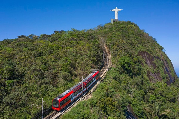 Trem do Corcovado até o Cristo Redentor