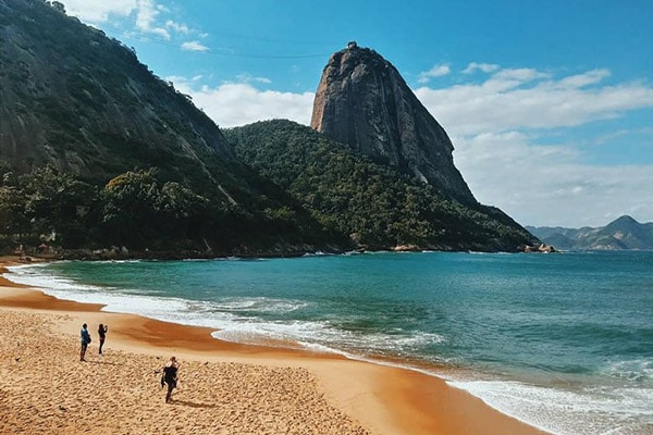 Praia Vermelha no Rio de Janeiro