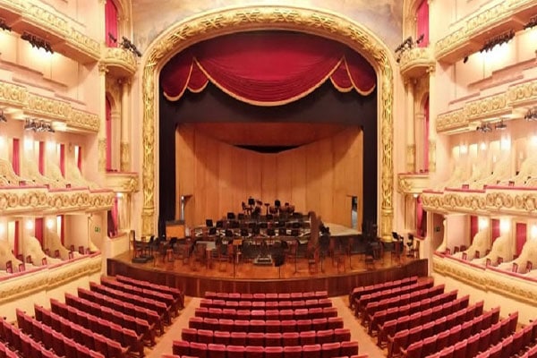 Parte interna do Theatro Municipal