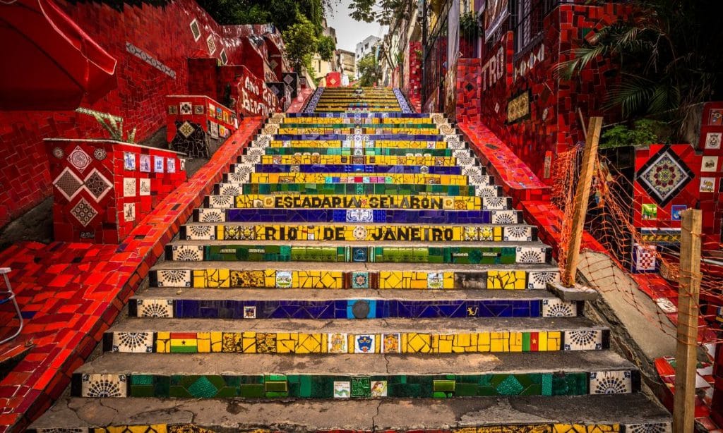 escadaria selarón no rio de janeiro