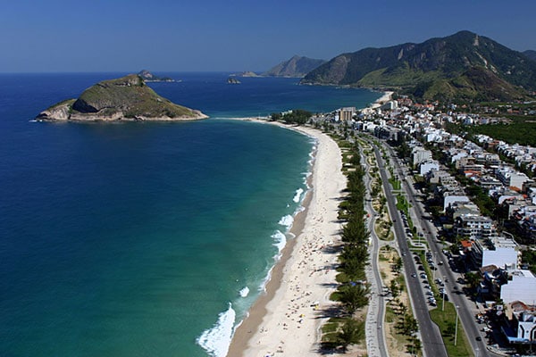 Praia do recreio no Rio de Janeiro