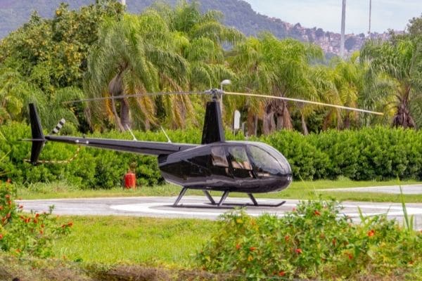 Helicóptero podem pousar em quase todos os terrenos