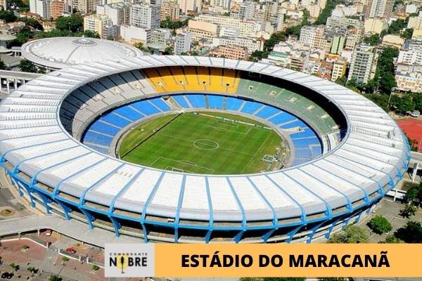 Imagem panorâmica Estádio do Maracanã.