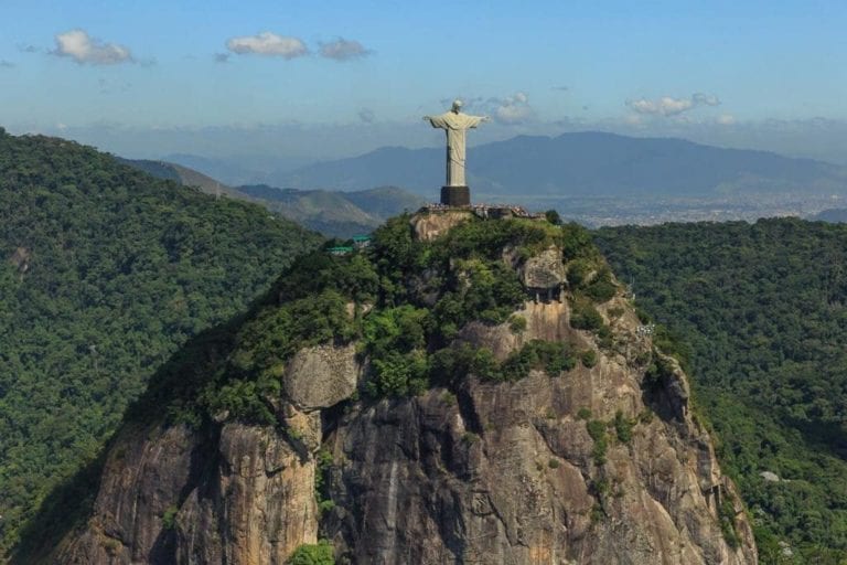 Imagem do Corcovado e Cristo Redentor.