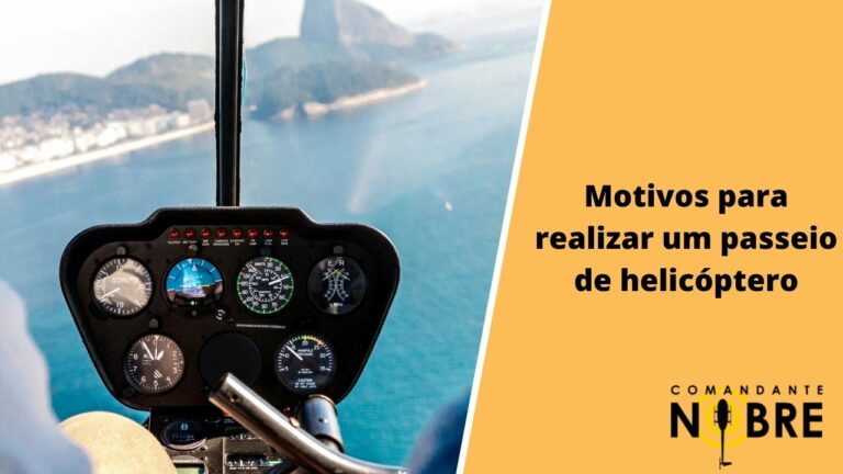 Os melhores motivos para você fazer um passeio de helicóptero no Rio de Janeiro!