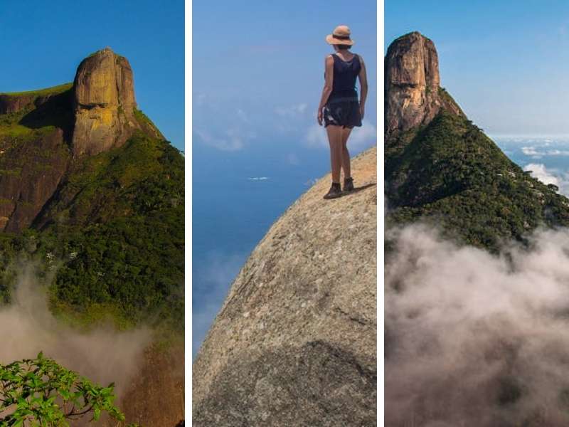 Fotos da Pedra da Gávea no Rio de Janeiro.