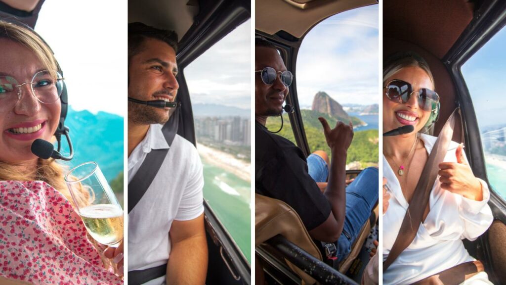 Quanto custa o Passeio de helicóptero no Rio de Janeiro.